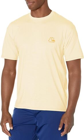 Quiksilver Men's Standard Heritage Heather Ss Short Sleeve Surf Tee Shirt Rashguard in Saudi Arabia
