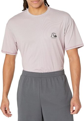 Quiksilver Men's Standard Heritage Heather Ss Short Sleeve Surf Tee Shirt Rashguard in Saudi Arabia