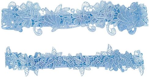 Holibanna زوج واحد من أحزمة أربطة الزفاف على شكل زهرة والفخذ من الدانتيل وحلقة الساق على شكل زهور لحفلات الزفاف in Kuwait