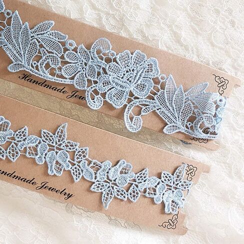 Holibanna زوج واحد من أحزمة أربطة الزفاف على شكل زهرة والفخذ من الدانتيل وحلقة الساق على شكل زهور لحفلات الزفاف in Kuwait