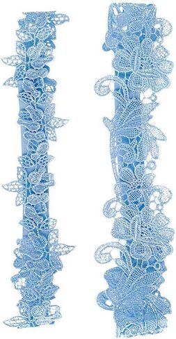 Holibanna زوج واحد من أحزمة أربطة الزفاف على شكل زهرة والفخذ من الدانتيل وحلقة الساق على شكل زهور لحفلات الزفاف in Kuwait