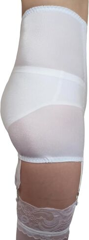 Estanla Womens High Waisted Retro Skirt Non-slip Adjustable Metal Buckle Garter Belt in Saudi Arabia