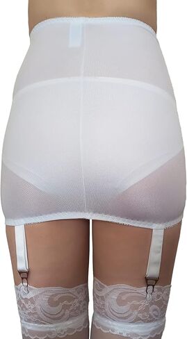 Estanla Womens High Waisted Retro Skirt Non-slip Adjustable Metal Buckle Garter Belt in Saudi Arabia