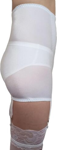 Estanla Womens High Waisted Retro Skirt Non-slip Adjustable Metal Buckle Garter Belt in Saudi Arabia