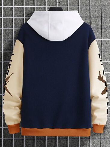SHENHE Men's Slogan Graphic Button Down Varsity Jacket Baseball Bomber Jackets in Saudi Arabia