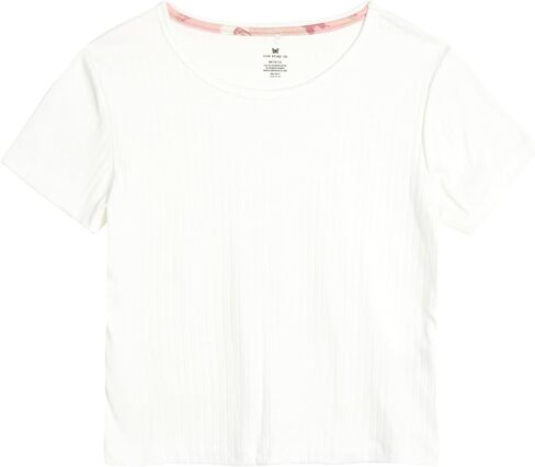 بذلة One Step Up للفتيات - رومبر من قماش الدنيم بأرجل واسعة وحواف مكشكشة كلاسيكية (المقاس: 7-12) in Kuwait