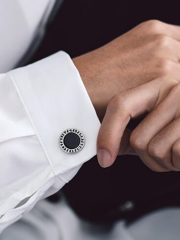 Bandmax Mens Cufflinks Stainless Steel Viking/Skull/Masonic Cuff Links for Men Best Gift for Father Husband Son in Kuwait