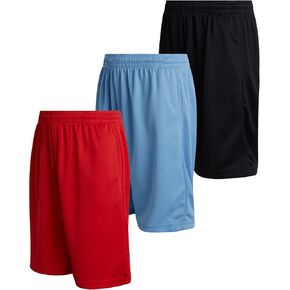 شورت Galaxy من Harvic Boys Active - 3 قطع شورت رياضي شبكي للأولاد - شورت رياضي للأطفال مع جيوب (S-XL) in Kuwait