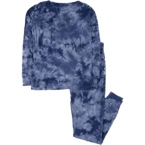 Leveret Kids & Toddler Pajamas Boys Girls 2 piece pj's 100% Cotton Tie Dye (Size 2-14 Years)