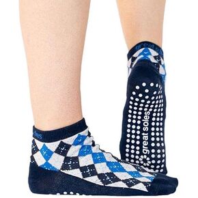 Great Soles Grippy Crew Sock - Non Skid Sticky Grip Socks for Yoga, Pilates, Barre, Working Out, and Everyday in Saudi Arabia