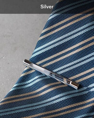 [TAVARAT] Glass Tie Clip Tie Clips for Men half clear Tie Bar Tie Pin Tps-124 in Saudi Arabia