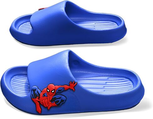 شباشب dmafwgy للأطفال، صنادل كرتونية لطيفة مفتوحة من الأمام، شباشب استحمام مضادة للانزلاق، صنادل للأولاد والبنات، أحذية للشاطئ وحمام السباحة بنعل سميك in Kuwait