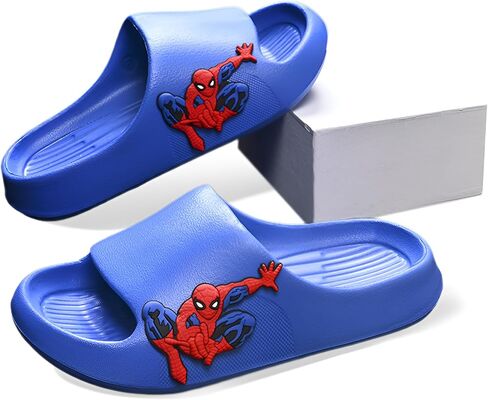 شباشب dmafwgy للأطفال، صنادل كرتونية لطيفة مفتوحة من الأمام، شباشب استحمام مضادة للانزلاق، صنادل للأولاد والبنات، أحذية للشاطئ وحمام السباحة بنعل سميك in Kuwait