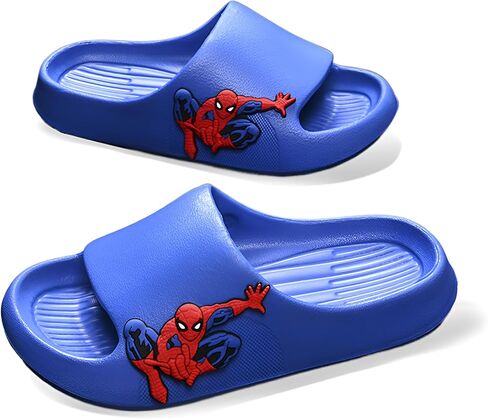 شباشب dmafwgy للأطفال، صنادل كرتونية لطيفة مفتوحة من الأمام، شباشب استحمام مضادة للانزلاق، صنادل للأولاد والبنات، أحذية للشاطئ وحمام السباحة بنعل سميك in Kuwait