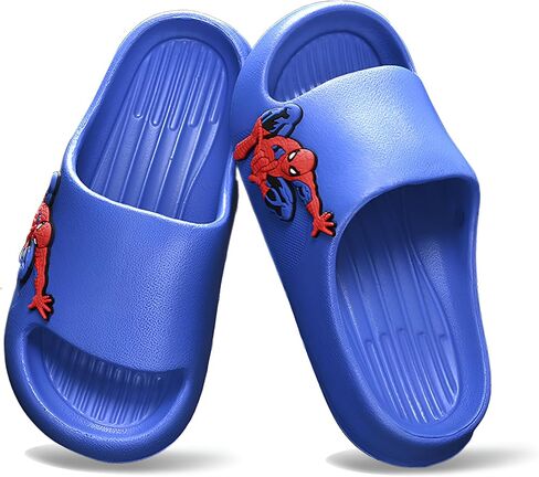 شباشب dmafwgy للأطفال، صنادل كرتونية لطيفة مفتوحة من الأمام، شباشب استحمام مضادة للانزلاق، صنادل للأولاد والبنات، أحذية للشاطئ وحمام السباحة بنعل سميك in Kuwait