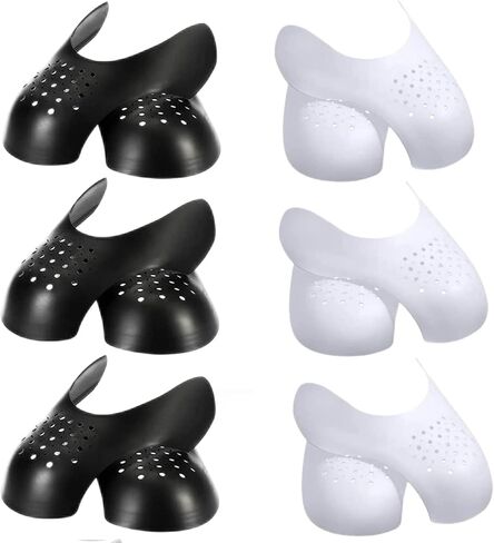 6 Pairs Shoe Crease Protectors for Air Force 1, Anti Toe Shoe Crease Protectors for Jordan 1, Crease Guard for Sneaker, Shoe Protector for Men's Size 7-12/ Women's Size 5-8 in Saudi Arabia