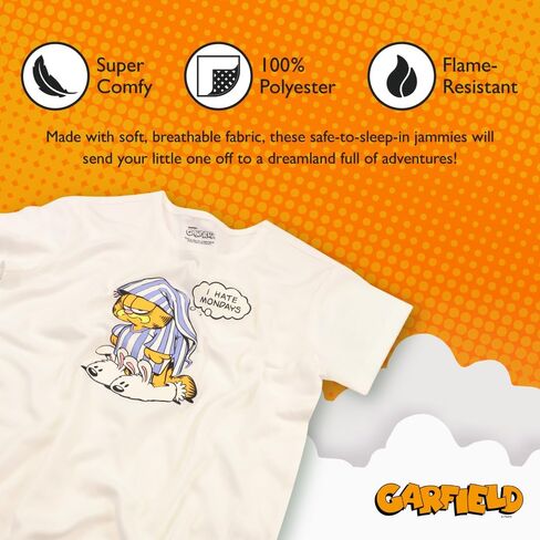 Garfield Kids' Big Girls' 2-Piece Loose-fit Pajama Set in Saudi Arabia