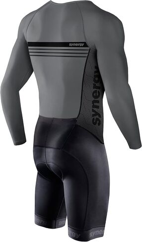 Synergy Men Trisuit - Pro Thermal Long Sleeve Cycling Skinsuit in Saudi Arabia