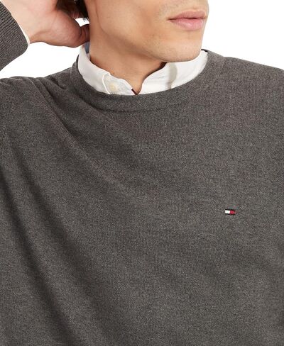 Tommy Hilfiger Men's Essential Signature Stripe Crewneck Sweater in Saudi Arabia
