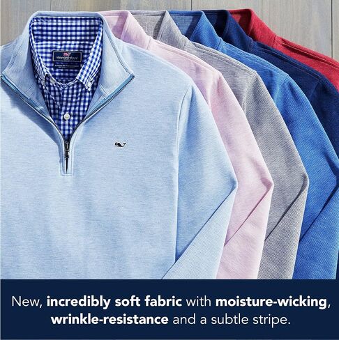 بلوفر رجالي من Vineyard Vines بسحاب ربع وسحاب من المياه المالحة in Kuwait