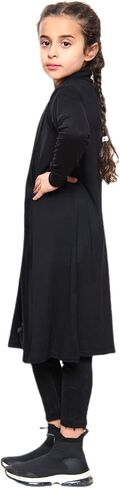 Girls Boyfriend Cardigan Plain Long Sleeve Fashion Open Top Age 5-14 Years in Saudi Arabia