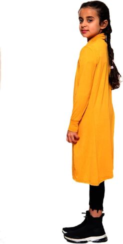 Girls Boyfriend Cardigan Plain Long Sleeve Fashion Open Top Age 5-14 Years in Saudi Arabia