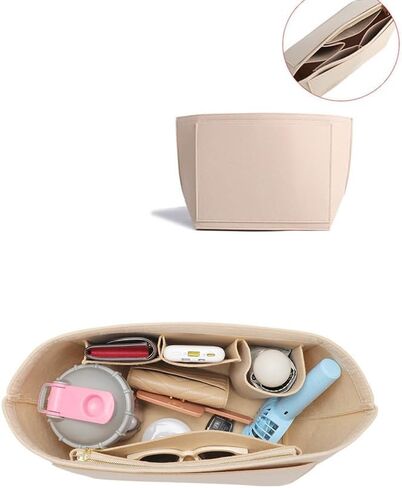 SMART DK Purse Organizer Insert for longchamp (BLACK, L/11 * 6.69 * 9.84in) in Saudi Arabia