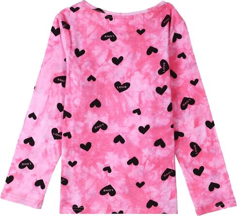 HH Family Girls Valentine’s Day Shirt Unicorn Heart Love Kids Tops T-Shirt Clothing in Kuwait