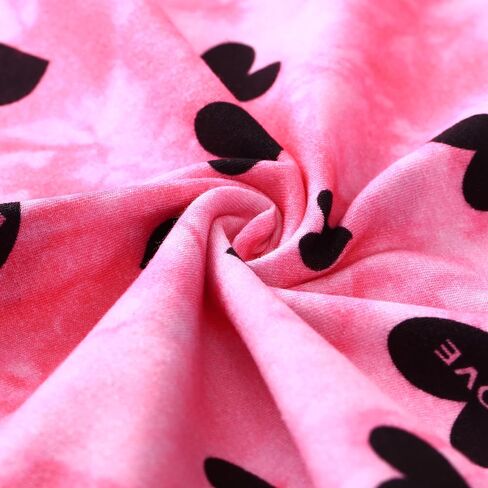 HH Family Girls Valentine’s Day Shirt Unicorn Heart Love Kids Tops T-Shirt Clothing in Kuwait