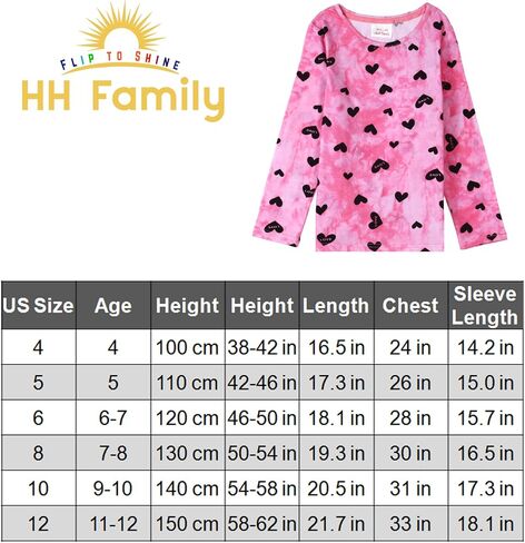 HH Family Girls Valentine’s Day Shirt Unicorn Heart Love Kids Tops T-Shirt Clothing in Kuwait