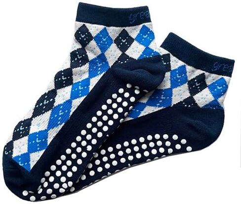 جورب رائع من Great Soles Grippy Crew - جوارب غير قابلة للانزلاق لليوجا والبيلاتيس وباري والتمرين وكل يوم in Saudi Arabia