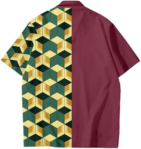 Mens Kamado Nezuko Tanjirou Agatsuma Zenitsu Tomioka Giyuu Shirt 3D Printed Anime Cosplay T-Shirt Top in Saudi Arabia