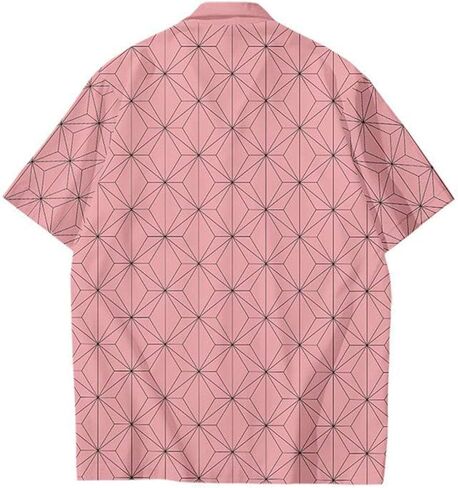 Mens Kamado Nezuko Tanjirou Agatsuma Zenitsu Tomioka Giyuu Shirt 3D Printed Anime Cosplay T-Shirt Top in Saudi Arabia