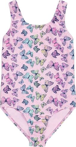 Kids Girls 2 Pack Bathing Suit, Childrens Printed Beach Swimwear in Saudi Arabia