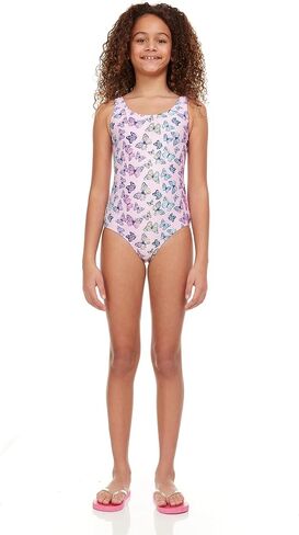 Kids Girls 2 Pack Bathing Suit, Childrens Printed Beach Swimwear in Saudi Arabia