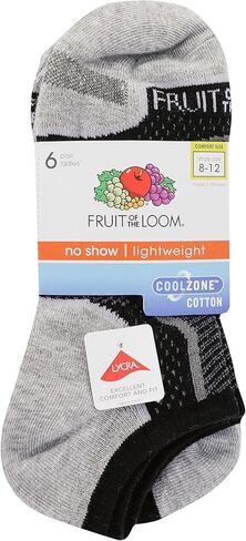 Fruit of the Loom Women's Coolzone Active Lightweight Cotton Socks in Saudi Arabia