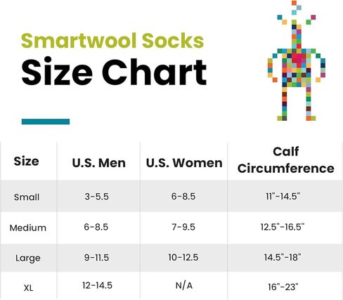 جوارب Smartwool النسائية ذات الوسادة الكاملة من صوف ميرينو فوق الساق والقمر للطاقة in Kuwait