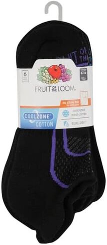 Fruit of the Loom Women's Coolzone Active Lightweight Cotton Socks in Saudi Arabia
