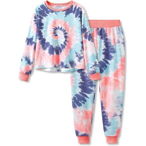Topgal Soft Little/Big Girls Long Sleeve Crop Top & Joggers Fall Size 6-18