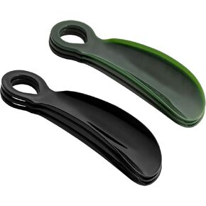 قرون أحذية بلاستيكية من MARS WELLNESS مقاس 5.5 بوصة للرجال والنساء (عبوة من 6 قطع) - مساعد حذاء صغير محمول - لبيسة حذاء بحجم مناسب للسفر in Kuwait