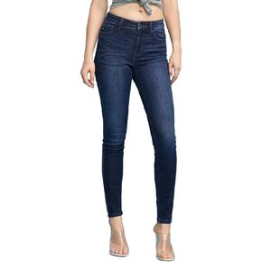 Judy Blue Women's High Waist Skinny Jeans - Super Dark Wash, Stretch Denim, 93% Cotton, Comfortable & Flattering Fit 82132