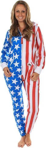 Tipsy Elves American Flag Jumpsuit - Comfy USA Clothing Item in Saudi Arabia