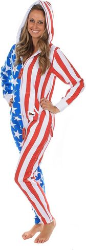Tipsy Elves American Flag Jumpsuit - Comfy USA Clothing Item in Saudi Arabia