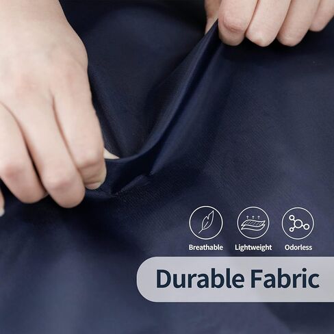 Jolitac 40" Travel Garment Bag, Breathable Suit Garment Cover Bag for Men Waterproof Oxford Fabric Suit Cover with 2 Carry Handles for Suit Coat Dress, Navy Blue in Kuwait