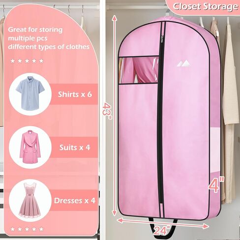 MISSLO 43" Garment Bag Bundle with 43" Garment Bag in Kuwait