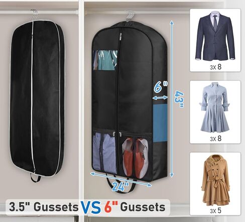 MISSLO 43" Garment Bag Bundle with 43" Garment Bag in Kuwait