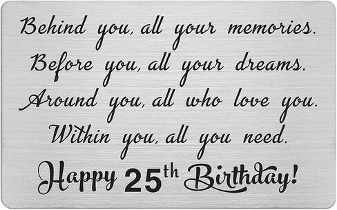 21st Year Old Happy Birthday Gifts, 21th Birthday Decorations, Engraved Wallet Inserts Card Present for Women Men Him Her in Saudi Arabia