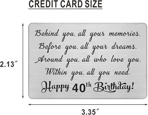 21st Year Old Happy Birthday Gifts, 21th Birthday Decorations, Engraved Wallet Inserts Card Present for Women Men Him Her in Saudi Arabia