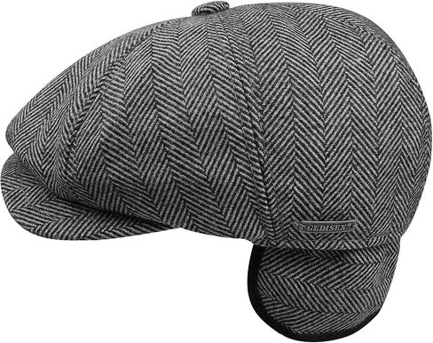 Sumolux Newsboy Cap for Men Wool Classic 8 Panel Vintage Gatsby Lvy Cabbie Hat Flat Beret Cap in Saudi Arabia