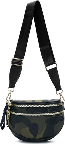 Crossbody Bags for Women Nylon Cross Body Travel Shoulder Handbags Lady Chest Purses Light Sling Backpack in Saudi Arabia